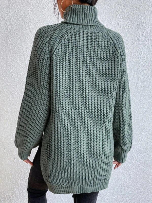 Ashlee | Gruby Sweter z Golfem