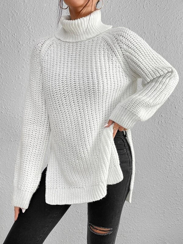 Ashlee | Gruby Sweter z Golfem