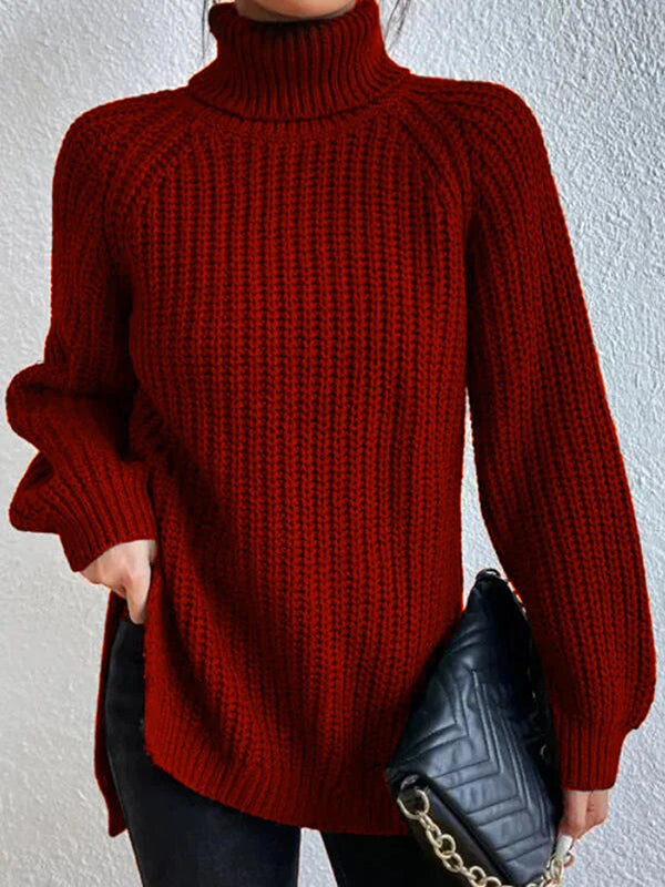 Ashlee | Gruby Sweter z Golfem
