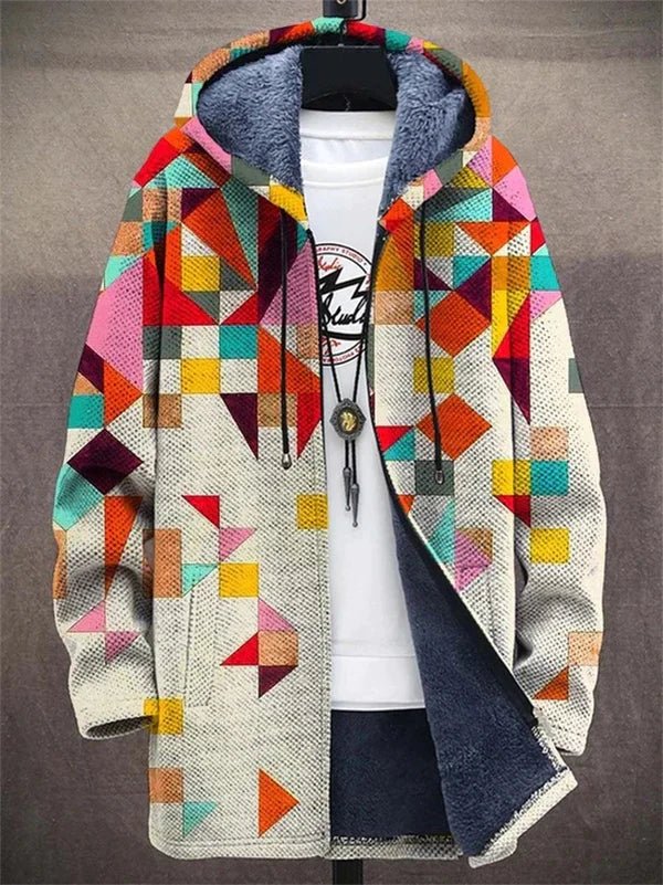 Victoria | Kolorowy Sweter Kurtka