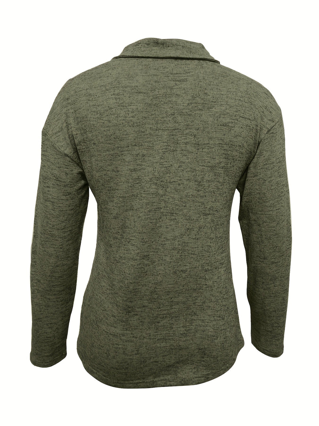 Lara | Sweter z Zippem i Kołnierzem