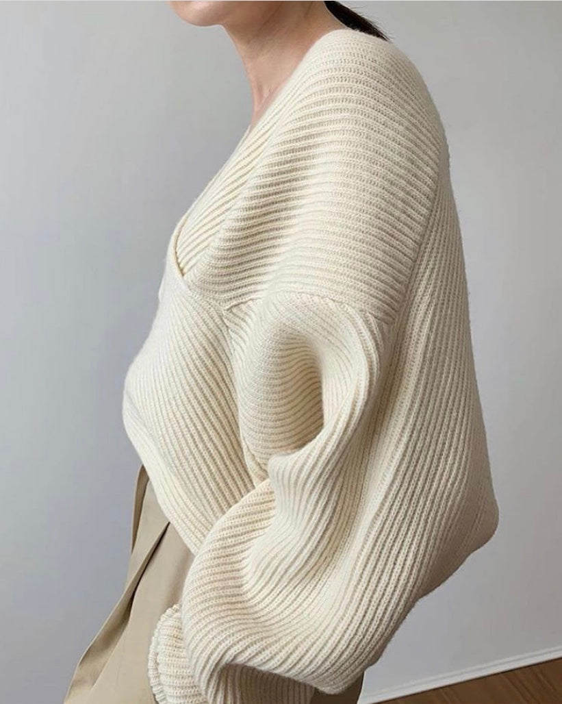 Alina | Stylowy sweter w sploty