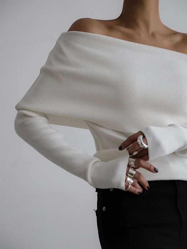 Erica | Sweter Elegancji Bez Ramiączek