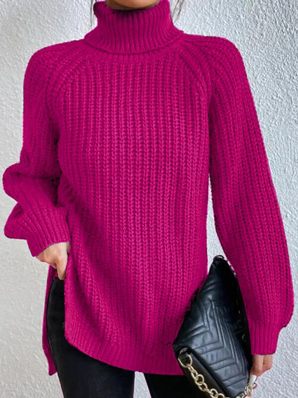 Ashlee | Gruby Sweter z Golfem
