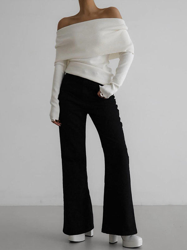 Erica | Sweter Elegancji Bez Ramiączek