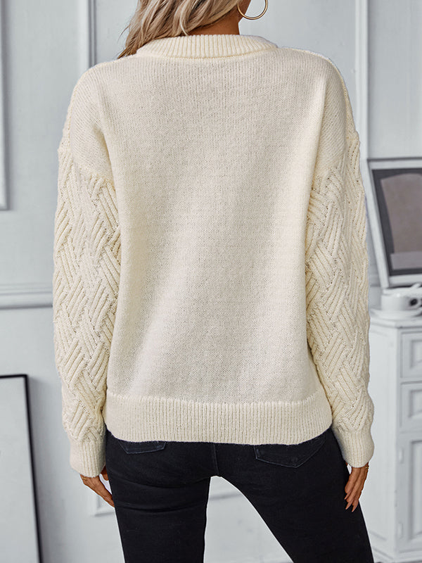 Monroe | Sweter z teksturowanym splotem