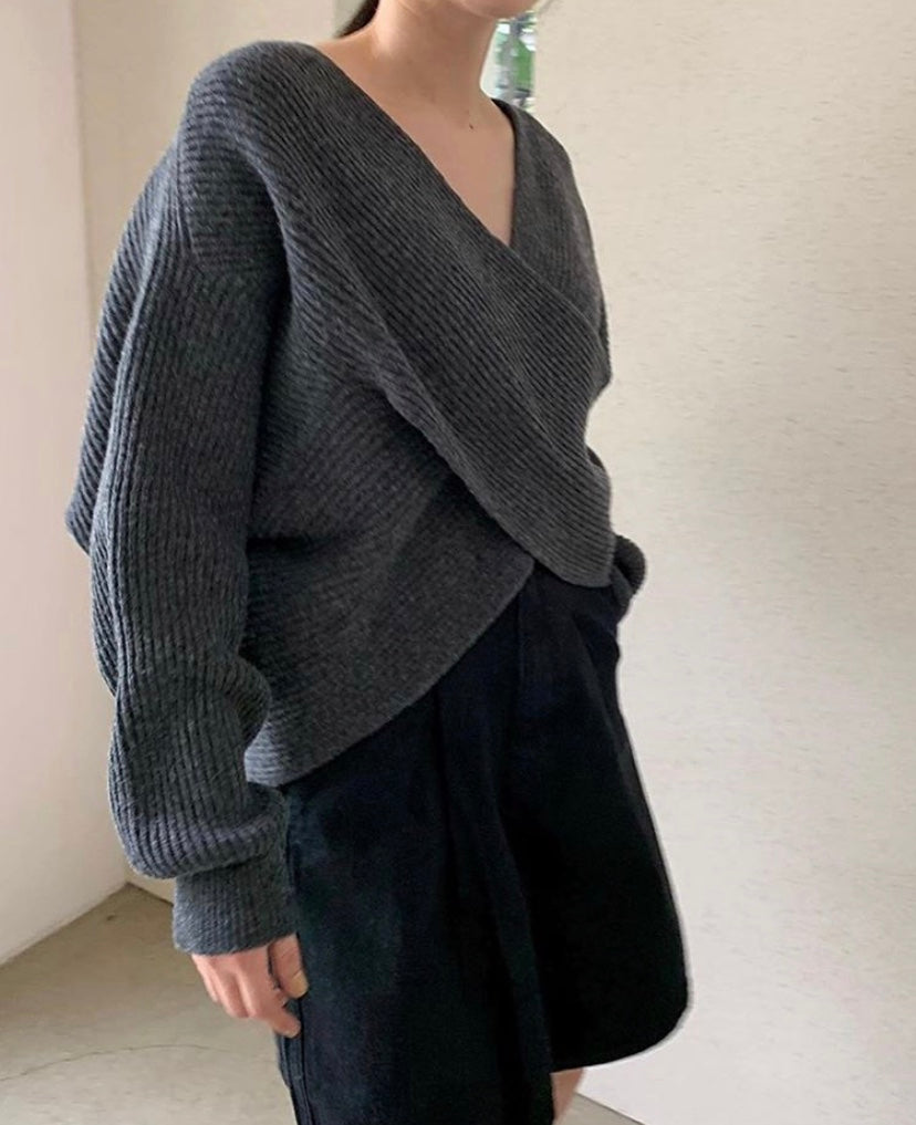 Alina | Stylowy sweter w sploty