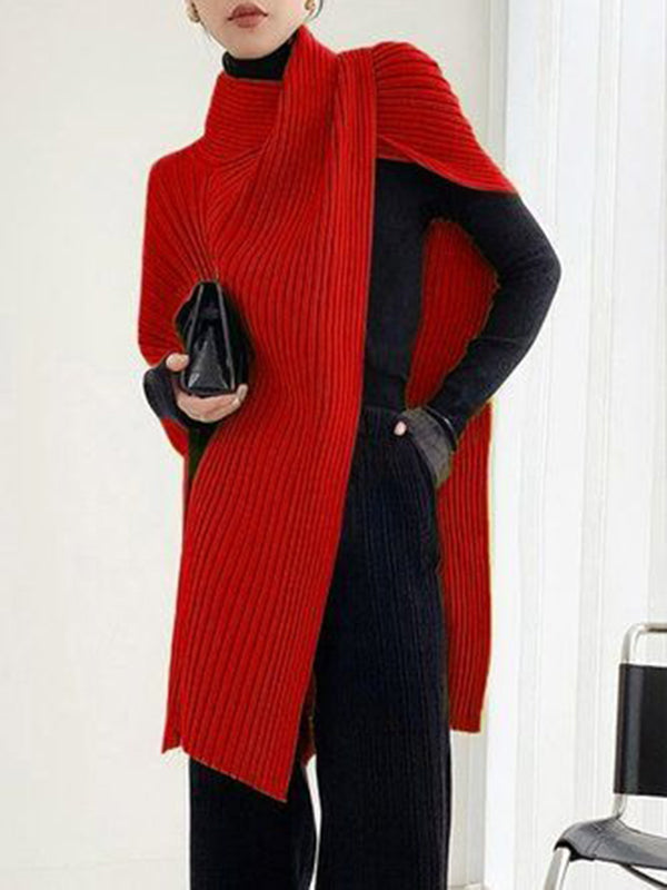 Kendall | Sweter z drapowanym splotem