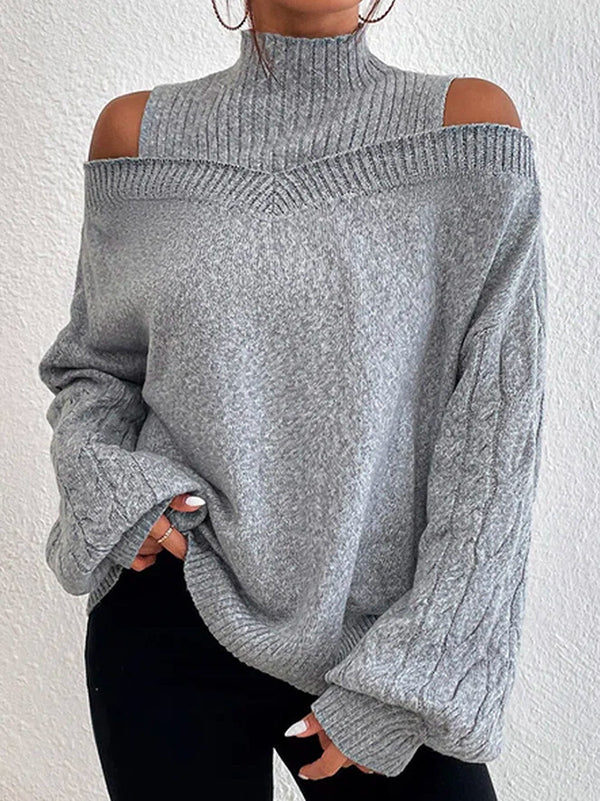 Bonnie | Sweter z odkrytymi ramionami