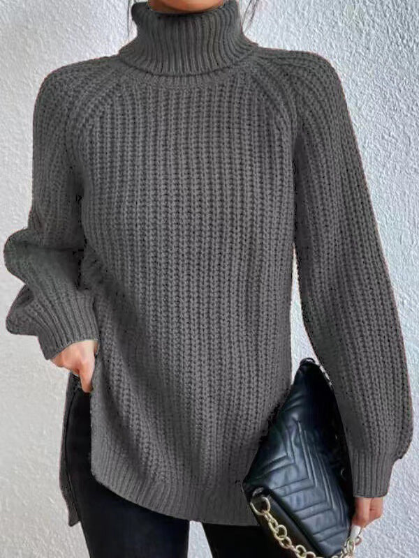 Ashlee | Gruby Sweter z Golfem