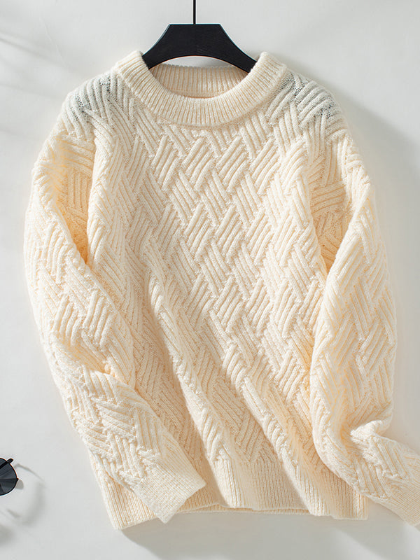 Monroe | Sweter z teksturowanym splotem