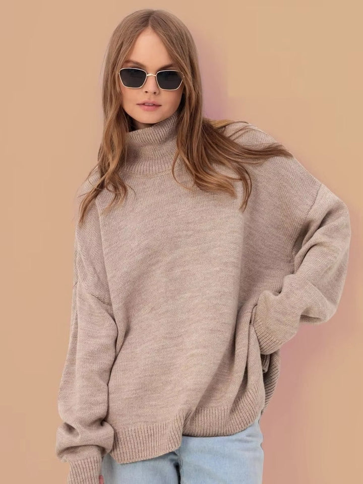 Agnieszka | Sweter z nadmiernym rozcięciem