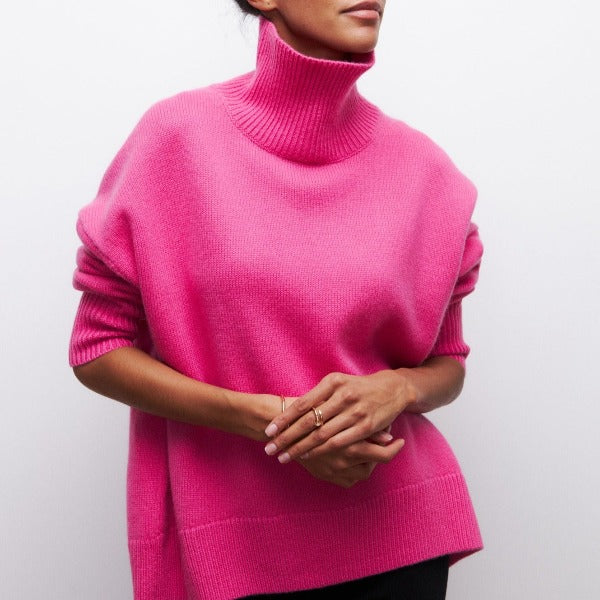 Tracey | Oversized Sweter z Golfem