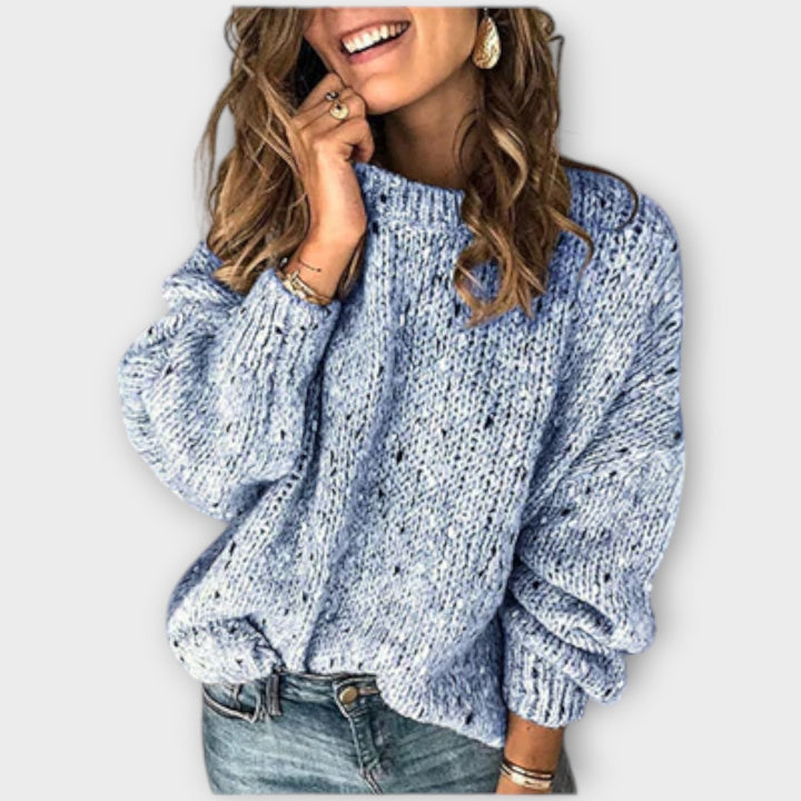 Sophie | Sweter z Prążkowanym Wzorem