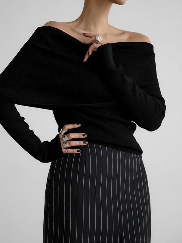 Erica | Sweter Elegancji Bez Ramiączek