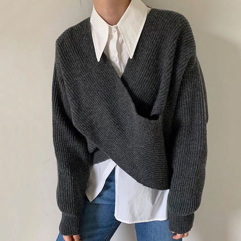 Noelia | Elegancki sweter w sploty