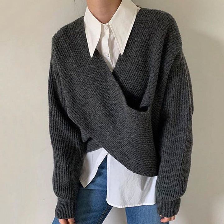 Noelia | Elegancki sweter w sploty