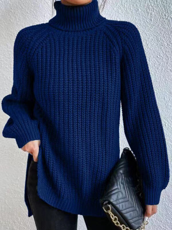 Ashlee | Gruby Sweter z Golfem
