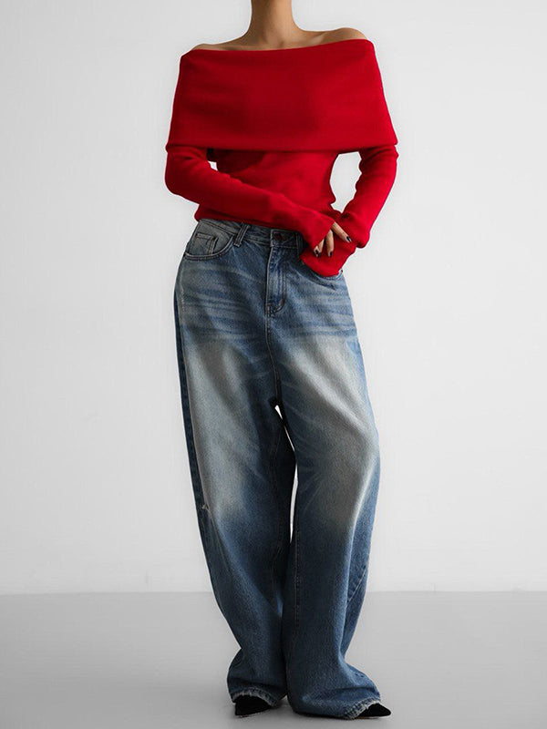 Erica | Sweter Elegancji Bez Ramiączek