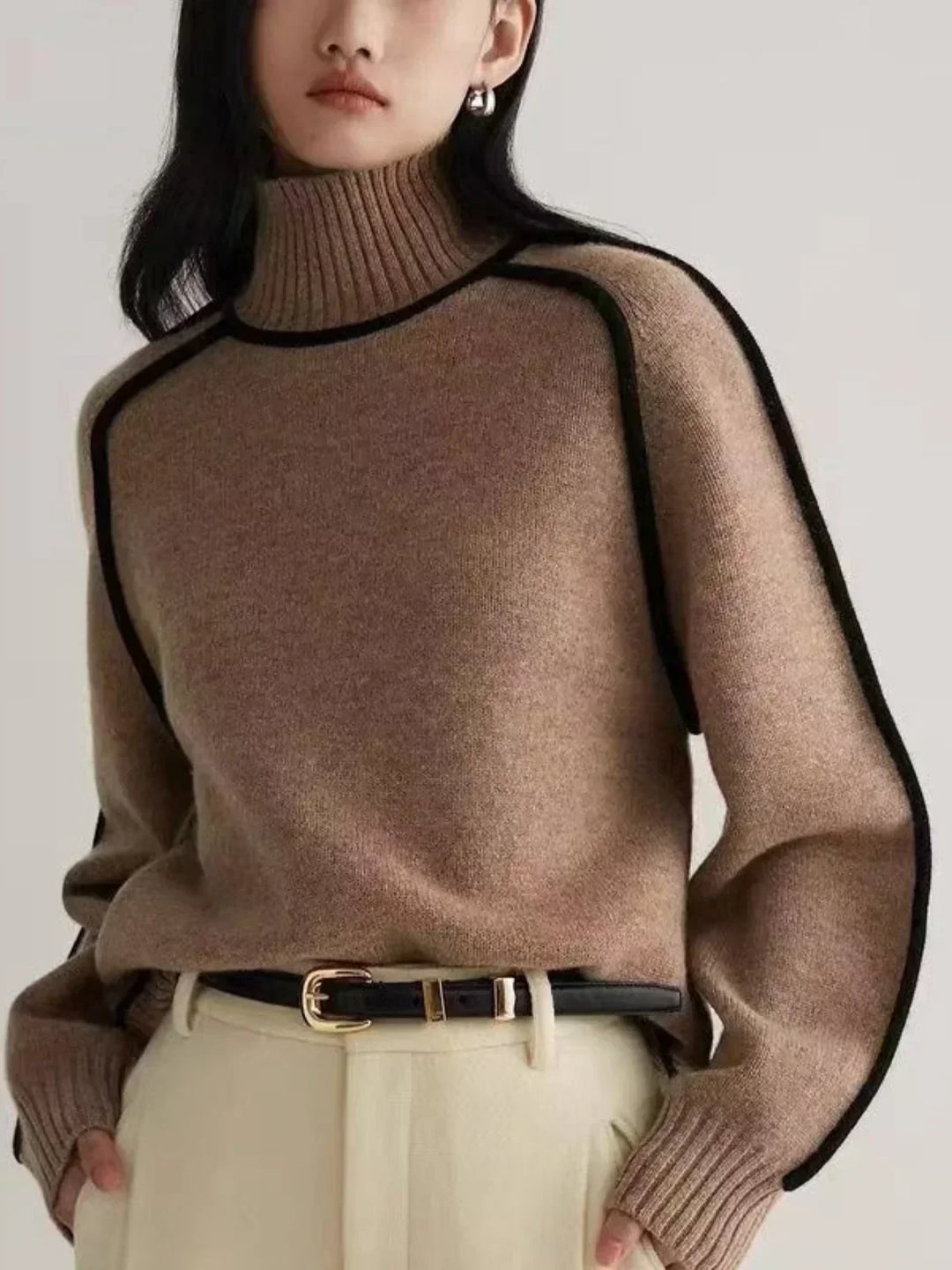 Donna | Elegancki sweter z golfem