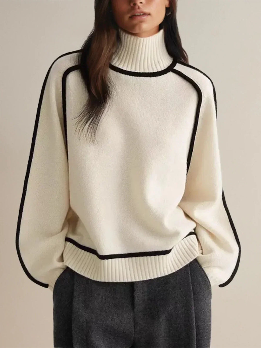 Donna | Elegancki sweter z golfem