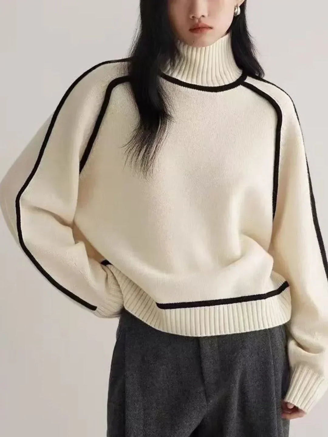 Donna | Elegancki sweter z golfem